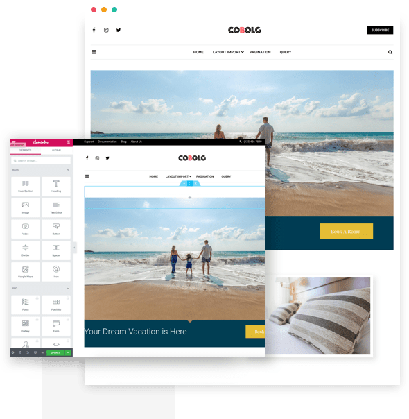 Coblog 5 page builder
