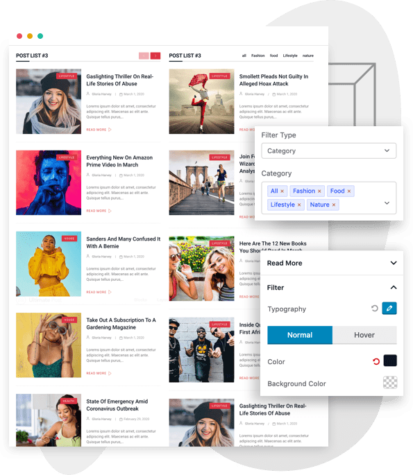 PostX - Gutenberg Post Blocks 6 Filter Category