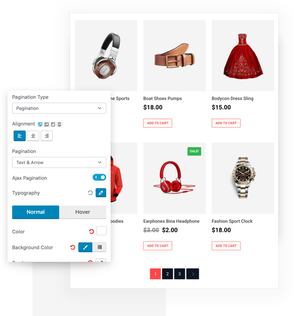 Products Pagination