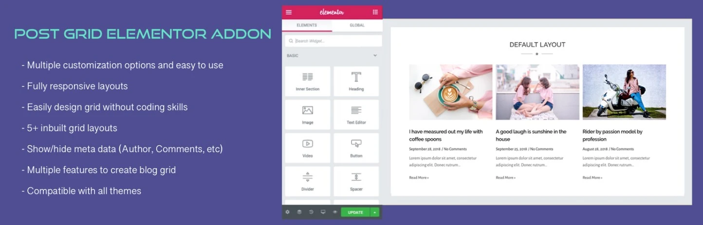 Post Grid Elementor Addon Plugin Banner