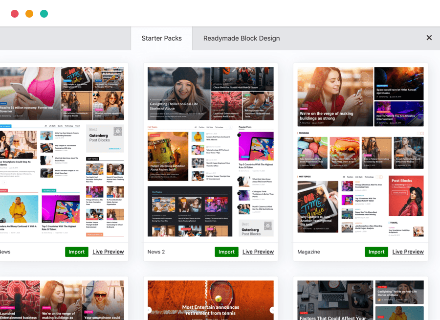 Pro Features 4 Starter Packs