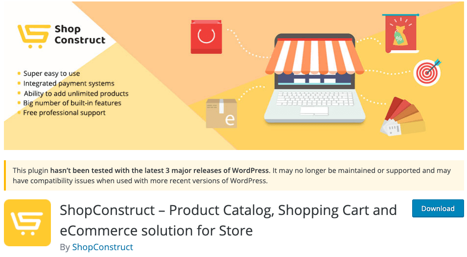 Best Free WordPress Product Showcase Plugins 5 ShopConstruct - Product Showcase Plugin