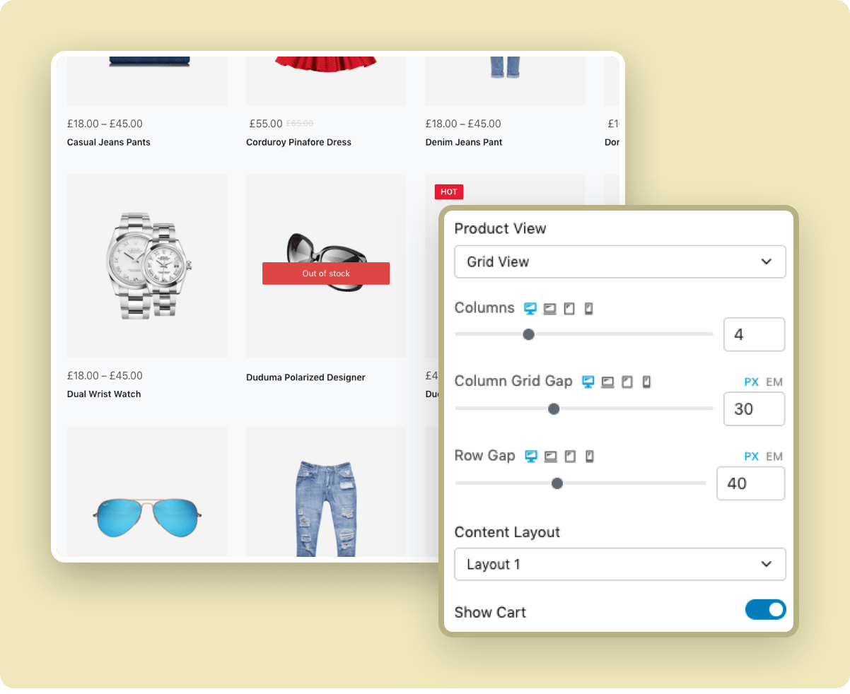 ProductX 28 Product Grid