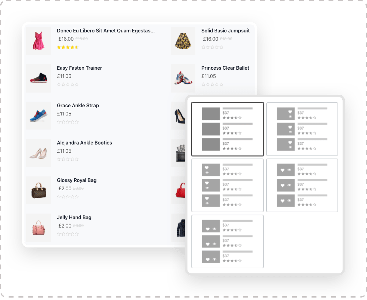 ProductX 29 Product List