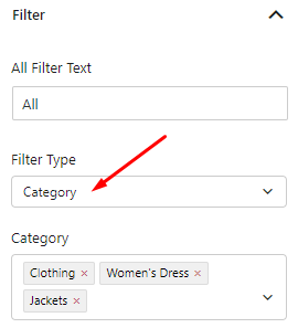 How to add WooCommerce Filter by Category 6 select category filter
