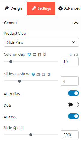 How to add WooCommerce Product Slider Using ProductX 4 General Settings of Product Slider