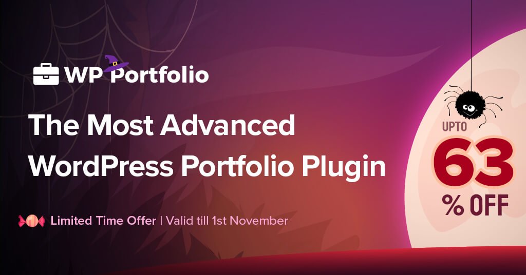 Best Halloween WordPress Sales And Discounts 11 WP_Portfolio_Halloween_Sales
