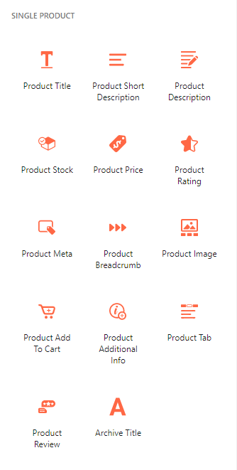 Blocks for Single Product Page