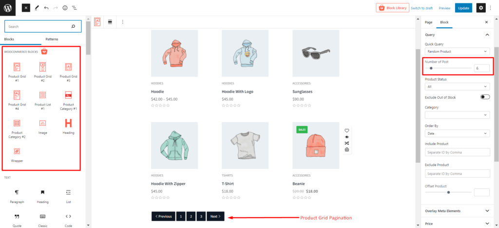 WooCommerce Change Number of Products per Page using ProductX Grid
