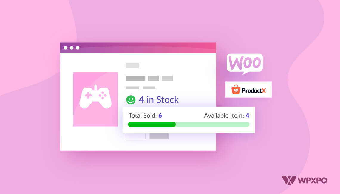 WooCommerce Stock Progress Bar