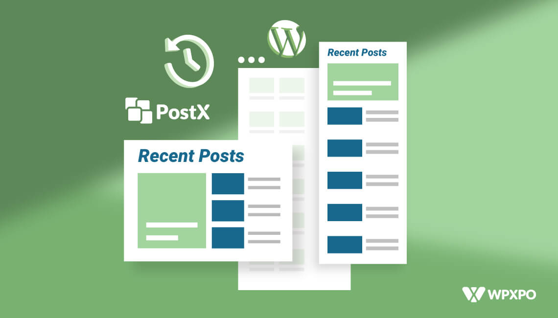 WordPress Recent Posts Widget with Thumbnails using PostX