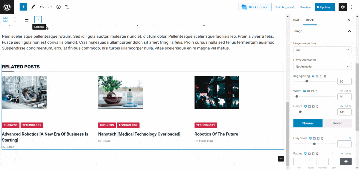 How to Show Related Posts with Thumbnails in WordPress? 6 Reusable blocks for related posts with thumbnails