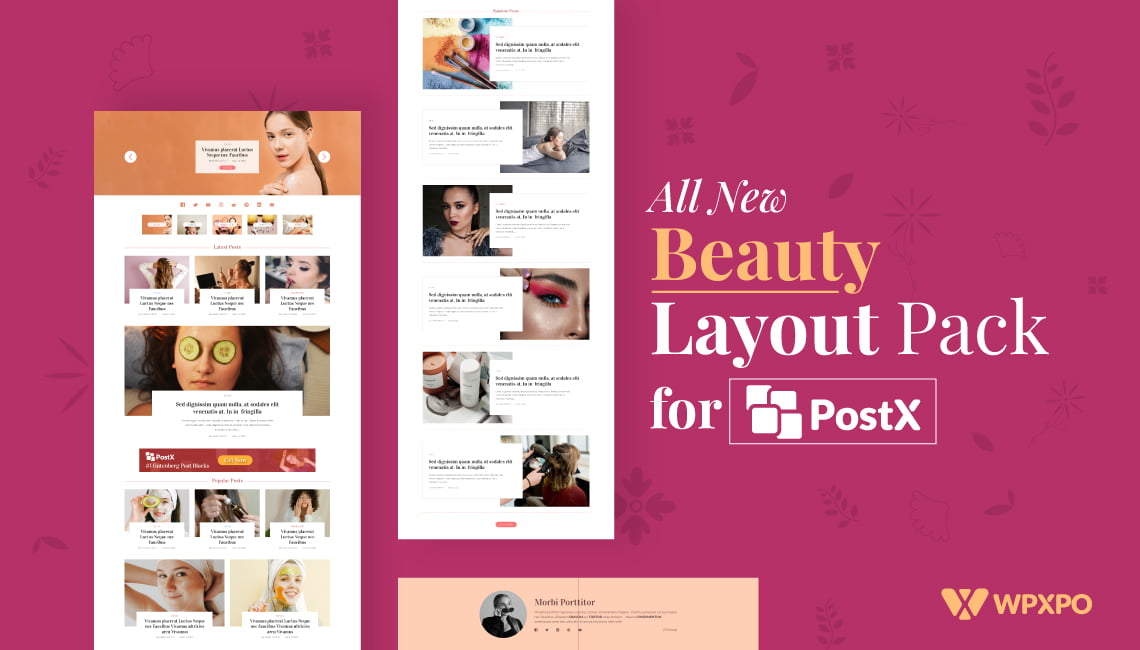 Beauty Layout Banner