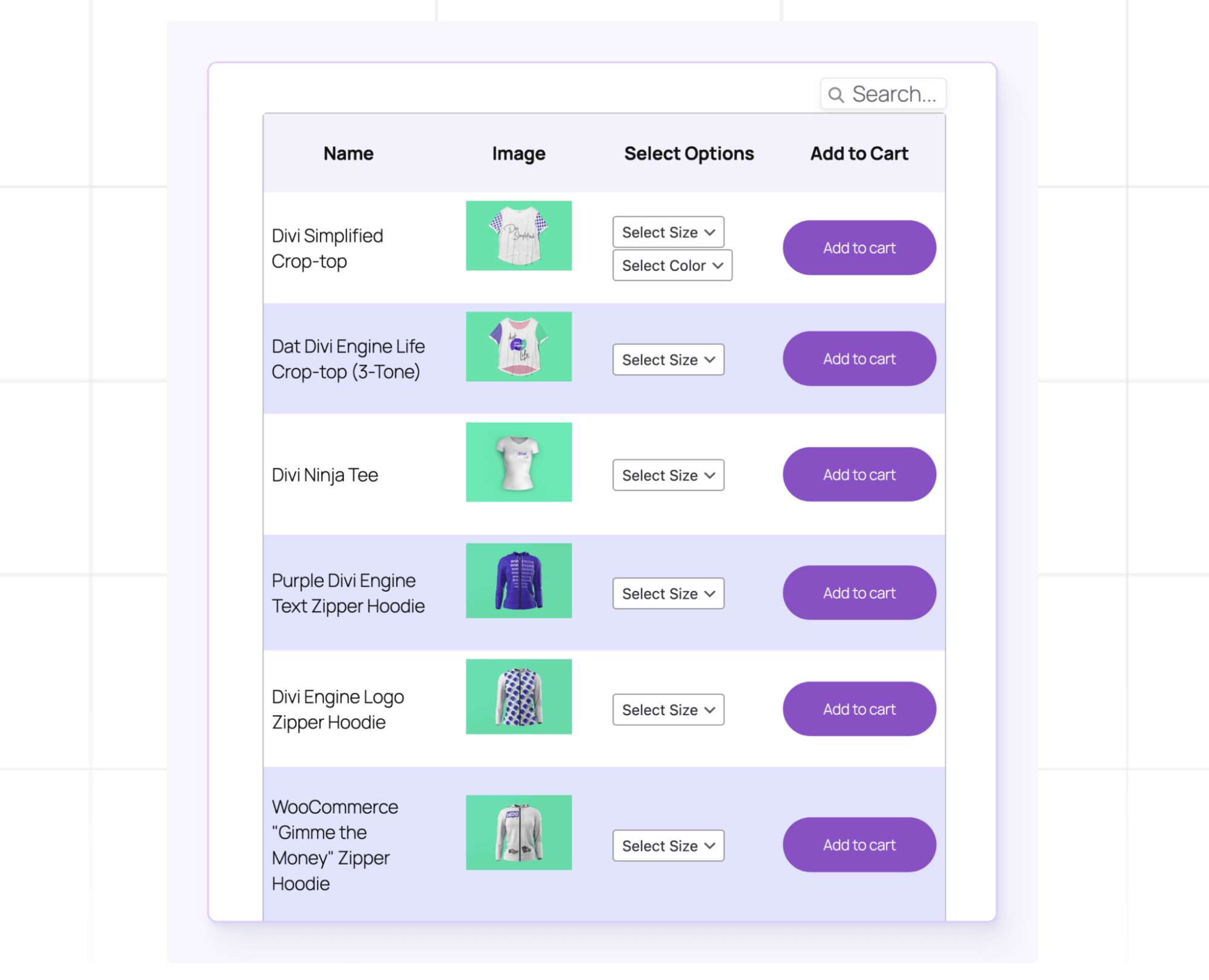 Tableberg table builder plugin