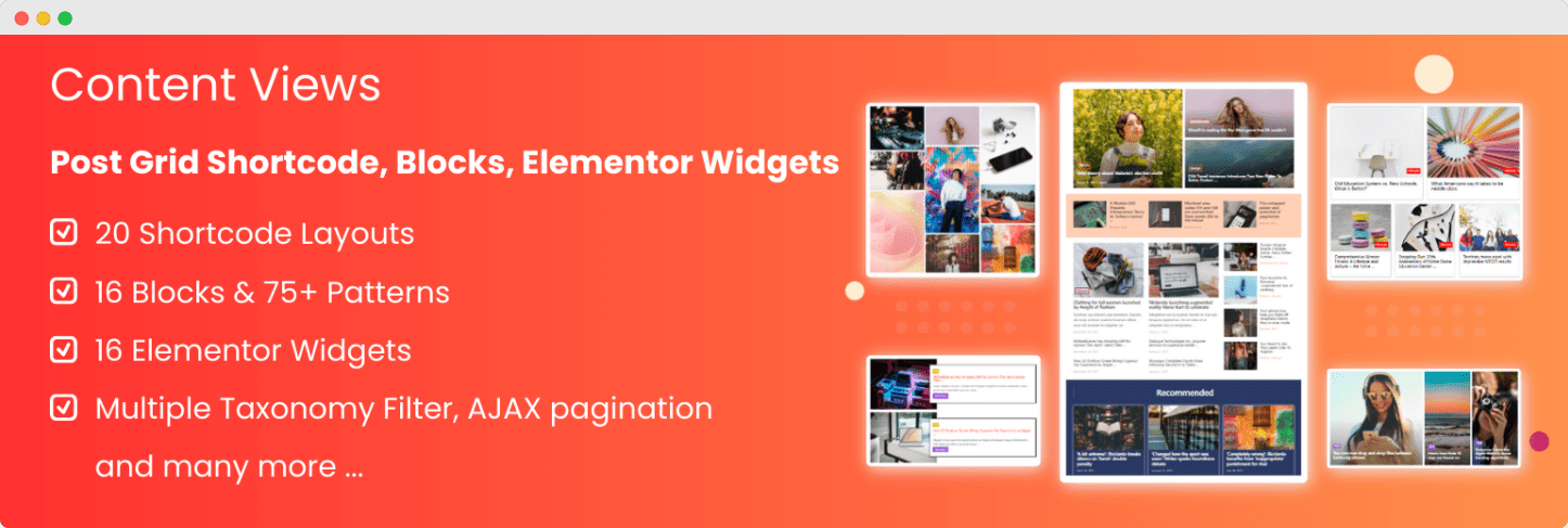 Content Views Plugin Banner