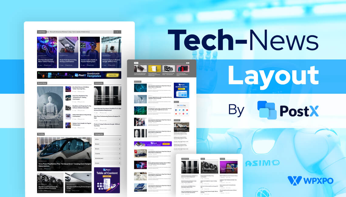 Introducing New Tech News Layout for PostX