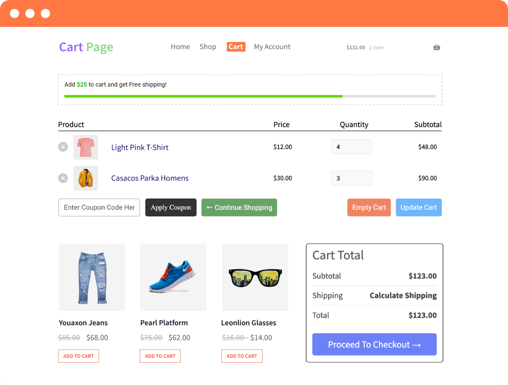 WooCommerce Cart Page Builder 1 image