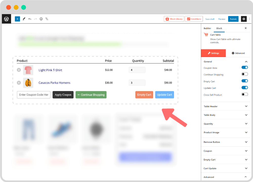 WooCommerce Cart Page Builder 4 image