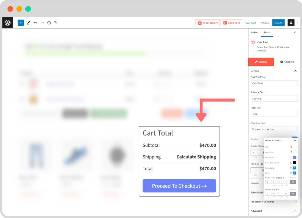 WooCommerce Cart Page Builder 5 image