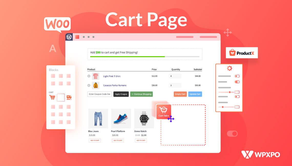 cart page woocommerce wordpress elementor