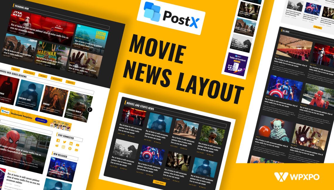 Exclusive Movie News Layout – PostX: Starter Pack Thursday
