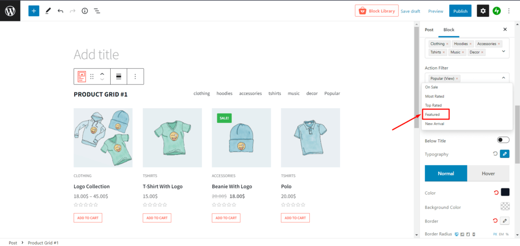 WooCommerce Product Sorting by Featured Product
