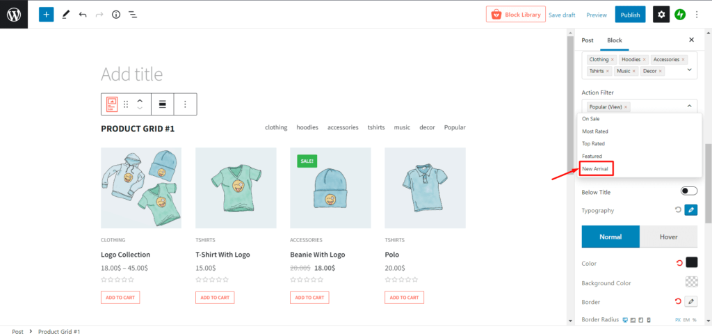 WooCommerce Product Sorting by Newest Arrival