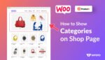 WooCommerce Show Categories on Shop Page
