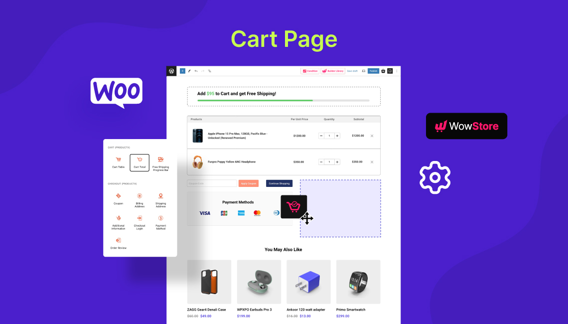 WooCommerce cart page