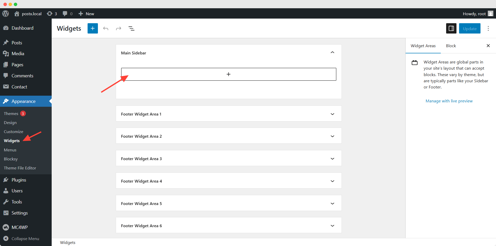 wordpress widget