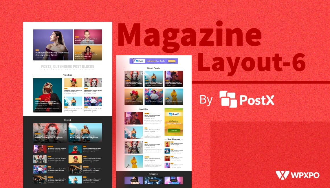 Magazine Layout 6 – PostX Starter Pack Thursday