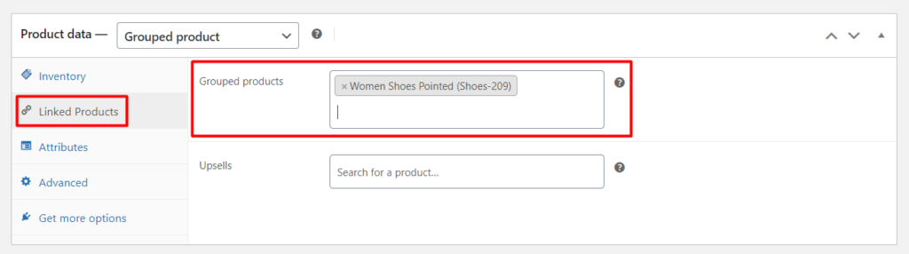 Adding Products in Group