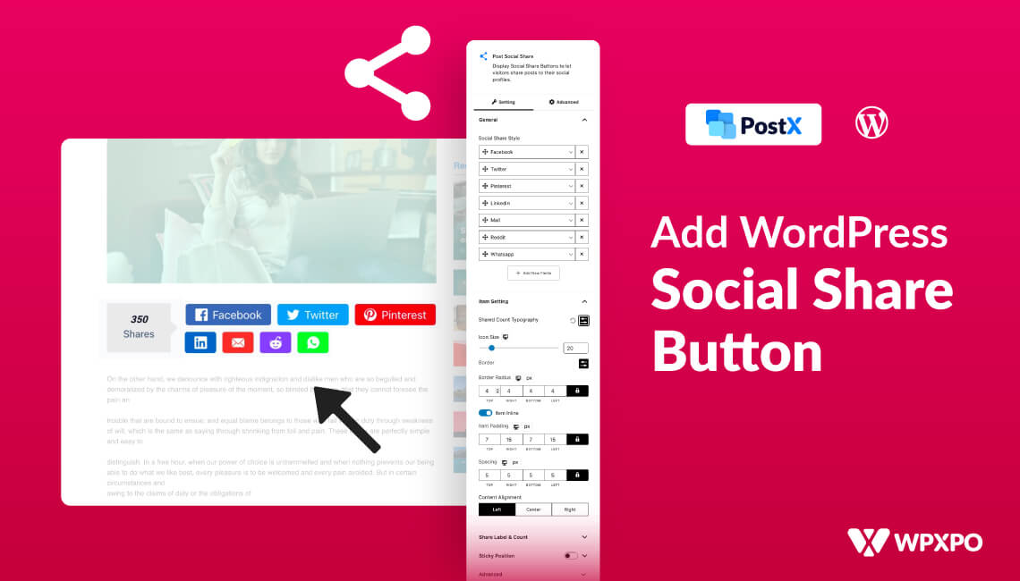 How to Add WordPress Social Share Button