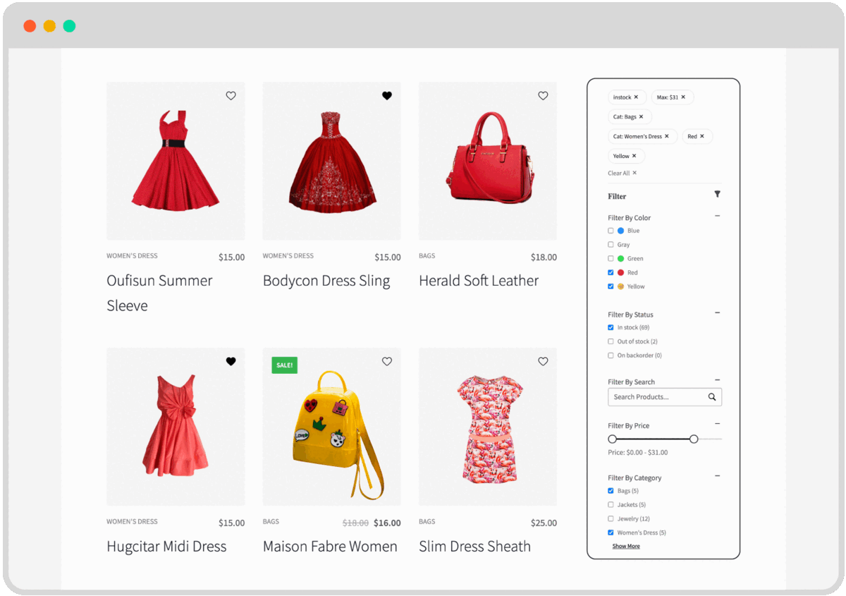WooCommerce Product Filter Blocks 2 image