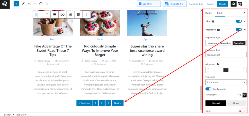 Add Pagination to Blog Page