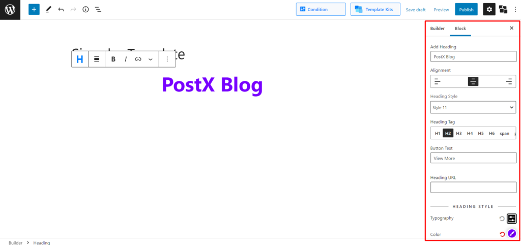 Customize Blog Page Title