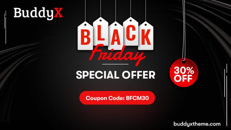 Best WordPress Black Friday Deals and Discounts: Spend Less, Buy More 34 BuddyX Black Friday Deals