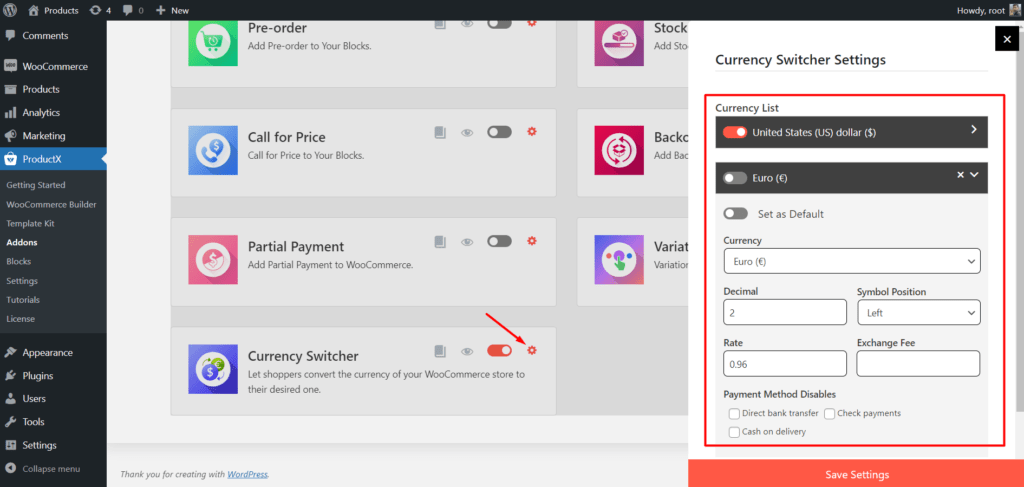 How to add WooCommerce Currency Switcher to Online Stores With 4 Simple Steps 1