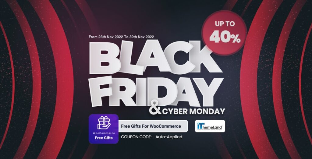 Free Gifts For WooCommerce Black Friday Deals