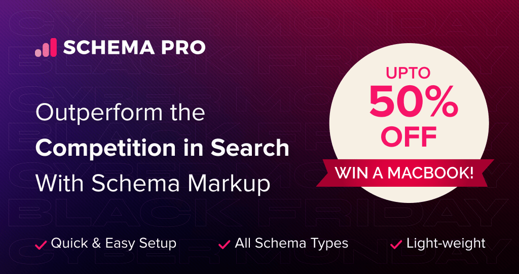 Best WordPress Black Friday Deals and Discounts: Spend Less, Buy More 25 Schema Pro Black Friday Deals