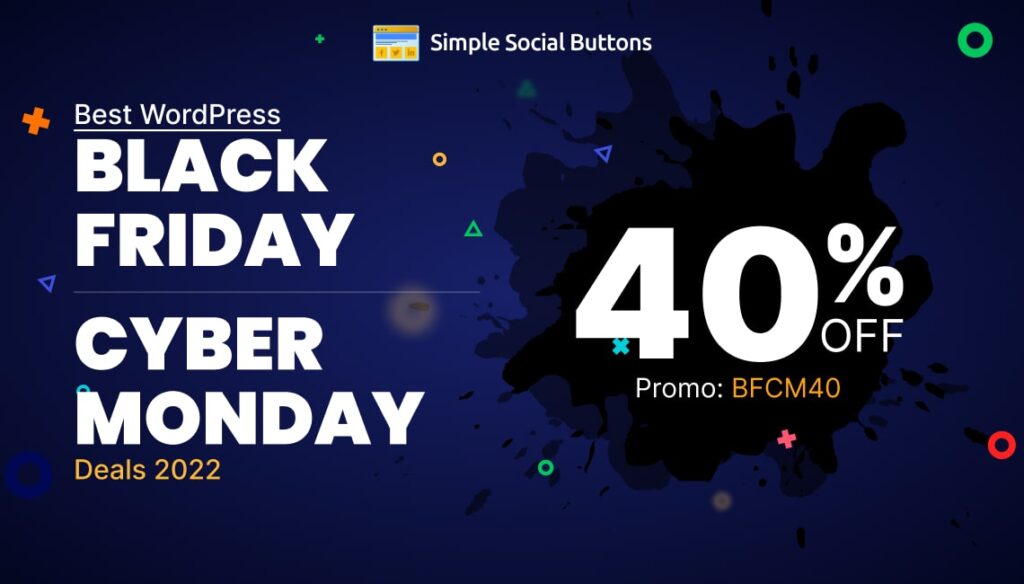 Simple Social Button Black Friday Deals