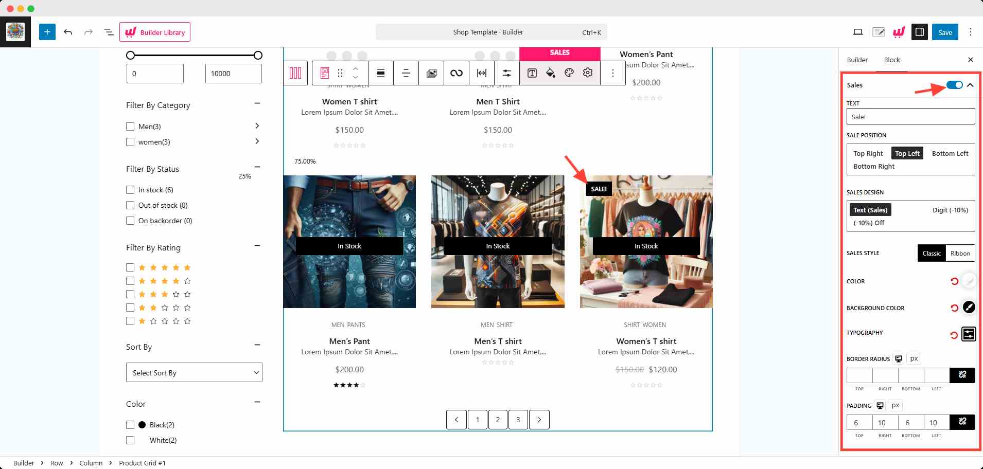 Customize the Sale Badge 