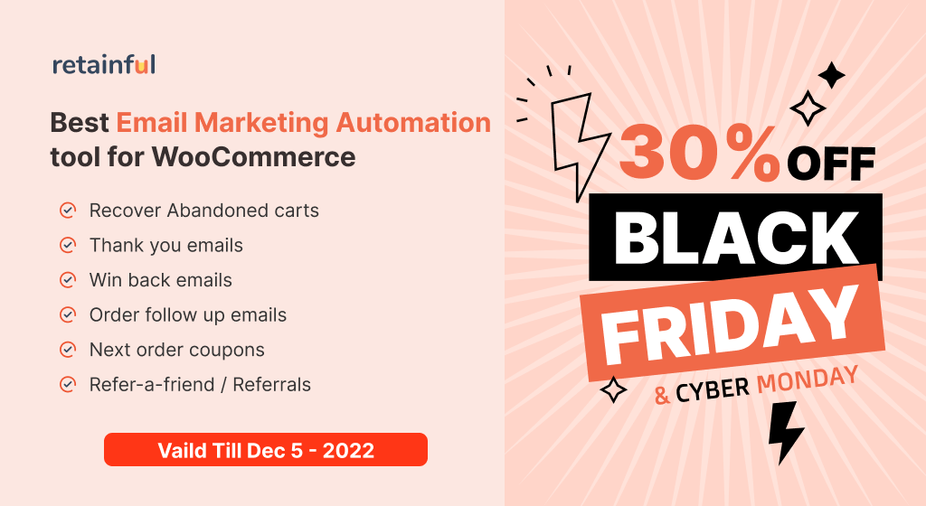 Best WordPress Black Friday Deals and Discounts: Spend Less, Buy More 41 Retainful Black Friday Deals