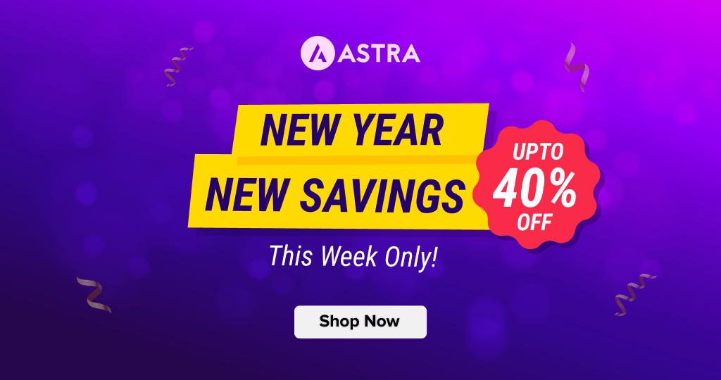 Best WordPress Christmas and Year-End Sales of 2022 - 23 6 Astra New Year Deals