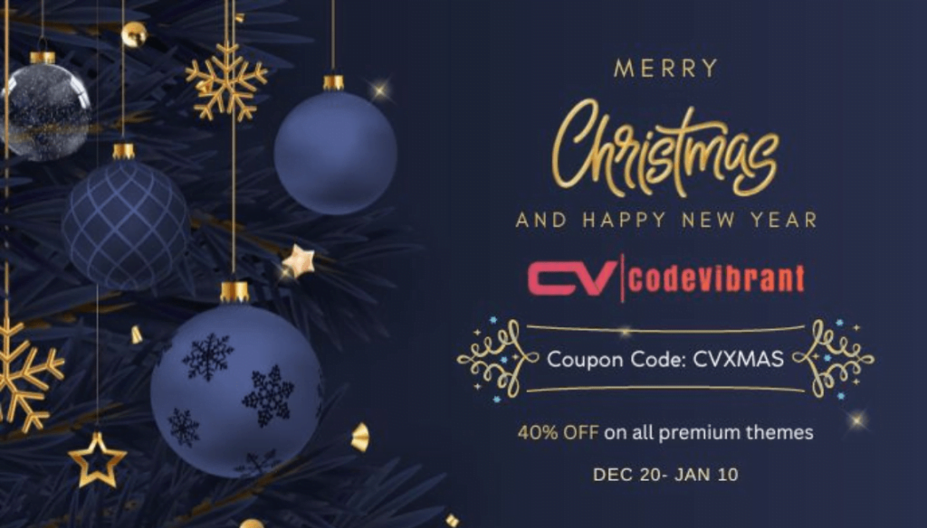 Codevibrant Christmas Deals