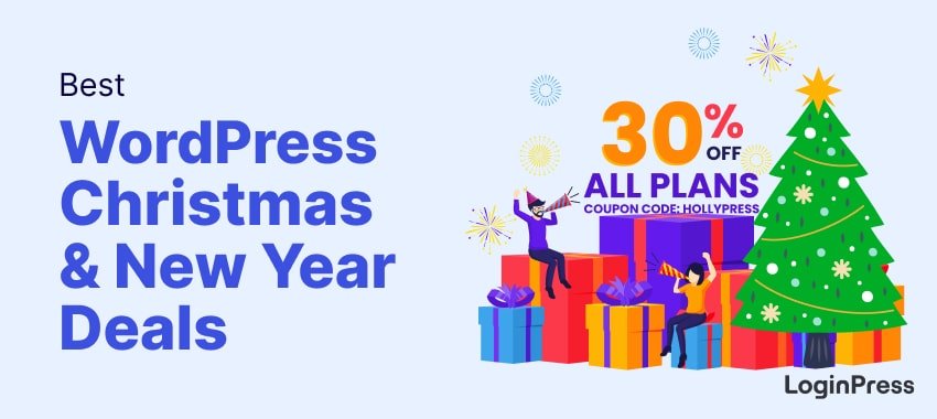 Best WordPress Christmas and Year-End Sales of 2022 - 23 46 Loginpress Christmas Deals
