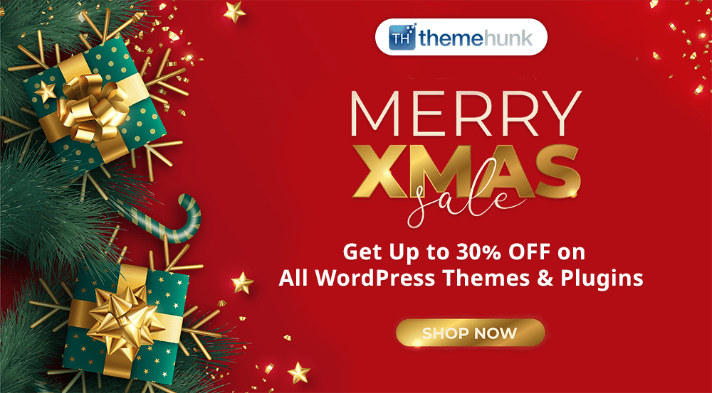 Best WordPress Christmas and Year-End Sales of 2022 - 23 27 ThemeHunk Black Christmas Deals