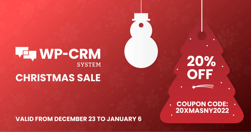 WP CRM Christmas Deals