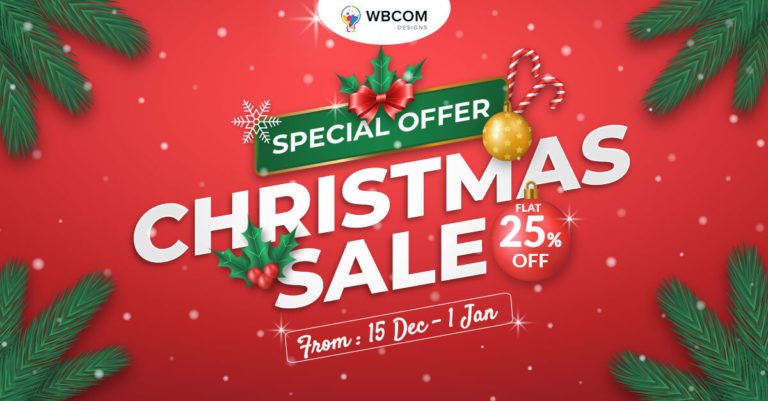 Best WordPress Christmas and Year-End Sales of 2022 - 23 38 Wbcom Designs Christmas Deals