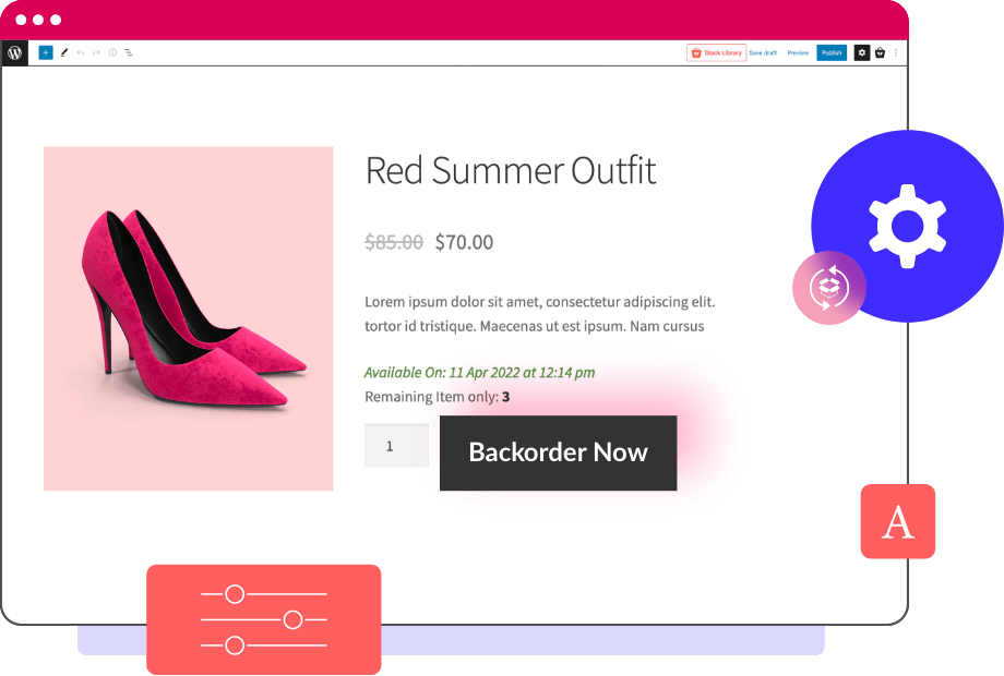 Product Backorder Backorder